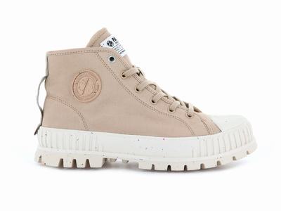 Zapatillas Palladium PALLASHOCK MID ORGANIC Mujer Desert | Costa Rica-82105